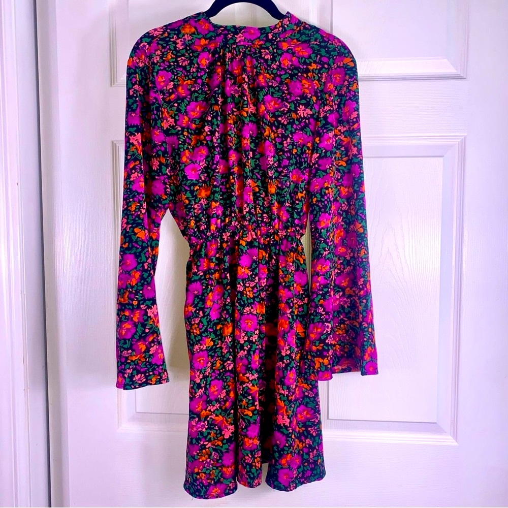 Women’s Floral Bell Sleeve Dress